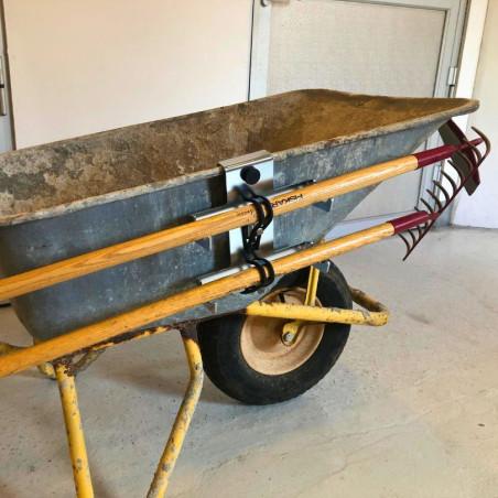 Redskabsholder til trillebør