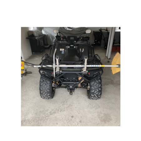 Redskabsklemme til rør montering - lodret - 2 redskaber (clampspænde medfølger)