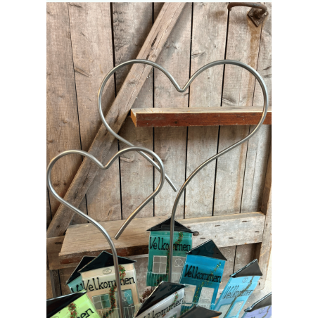 Hjerte på spyd (Sæt med 2 størrelser)
